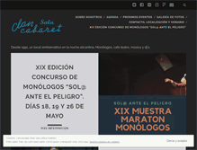 Tablet Screenshot of clancabaret.com